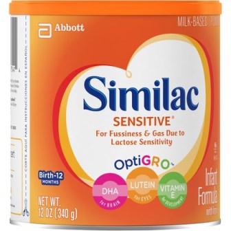 Similac Sensitive Orange 12oz